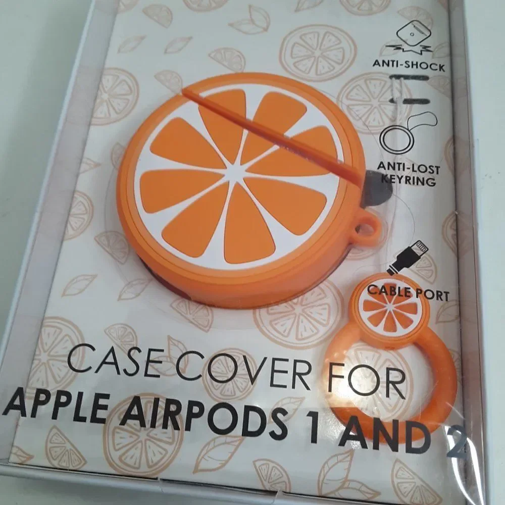 Apple Airpods 1 and 2 Orange Case Cover